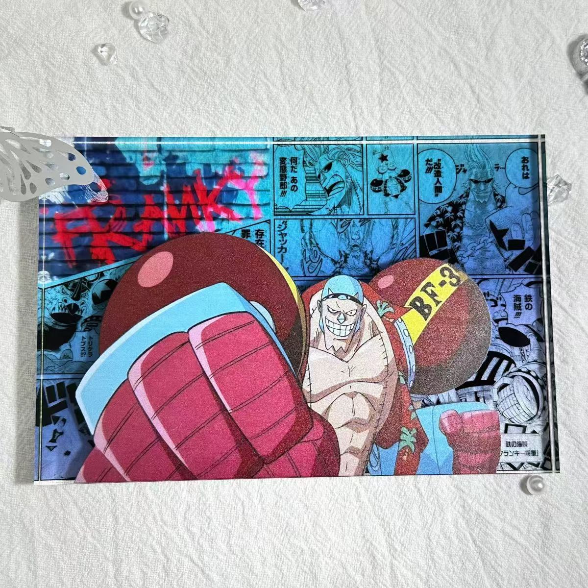 Acrylic Clear Brick Stand 02