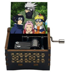 Blue Bird Vintage Wooden Music Box