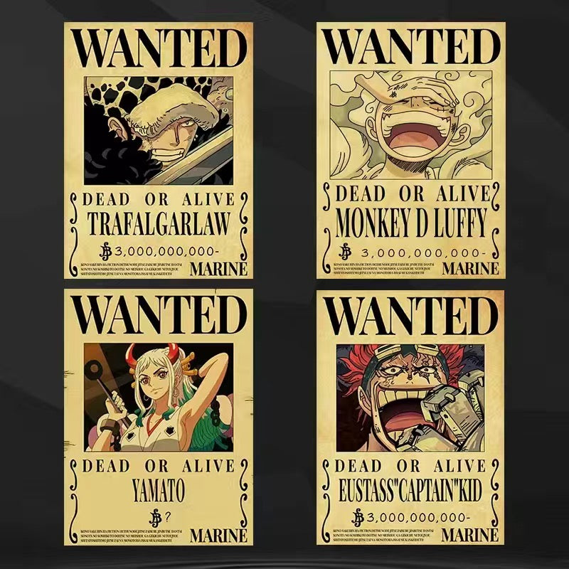 Brand New Kraft paper Wanted Poster,Bounty Poster