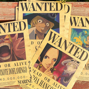 Brand New Kraft paper Wanted Poster,Bounty Poster