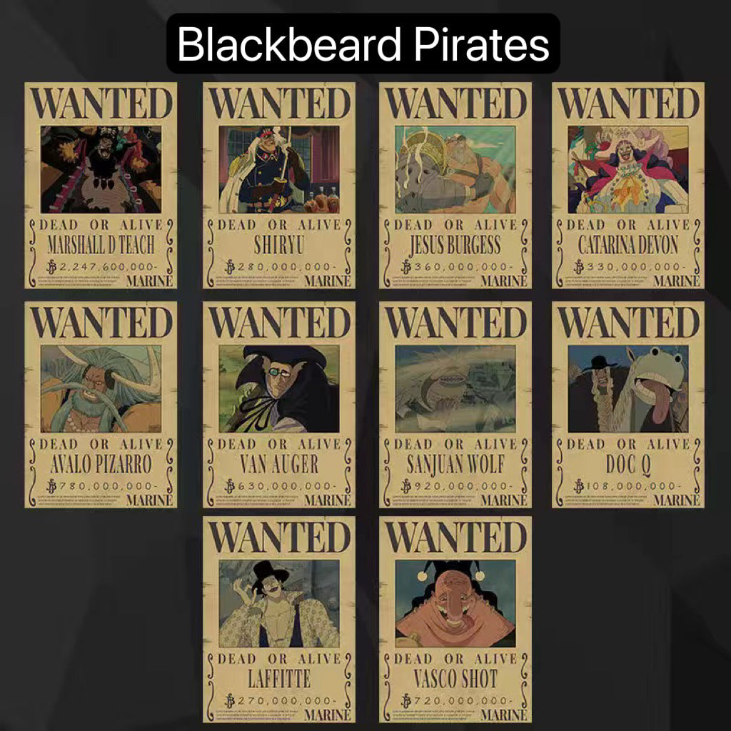 Brand New Kraft paper Wanted Poster,Bounty Poster