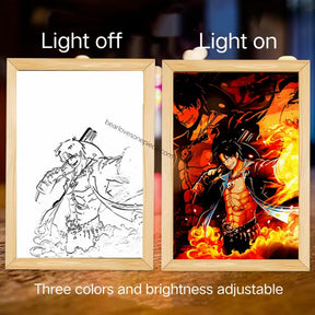 Sketch Art Light Painting Night Light Lamp