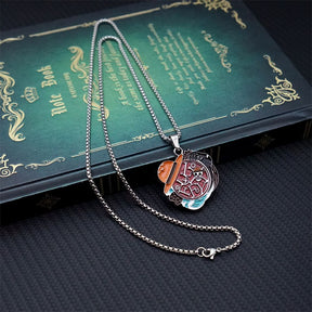 Character Name Keychain Necklace