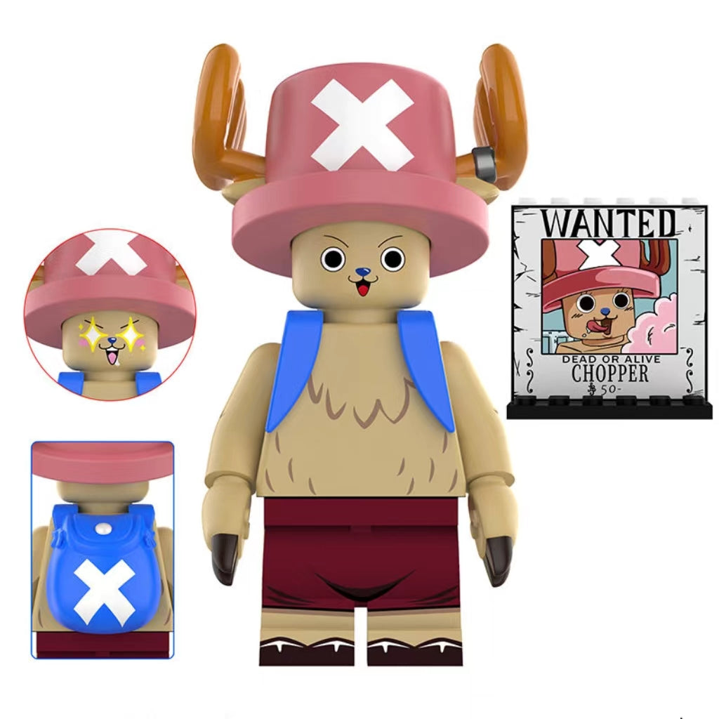 OP Characters Mini Figure Building Block with Background