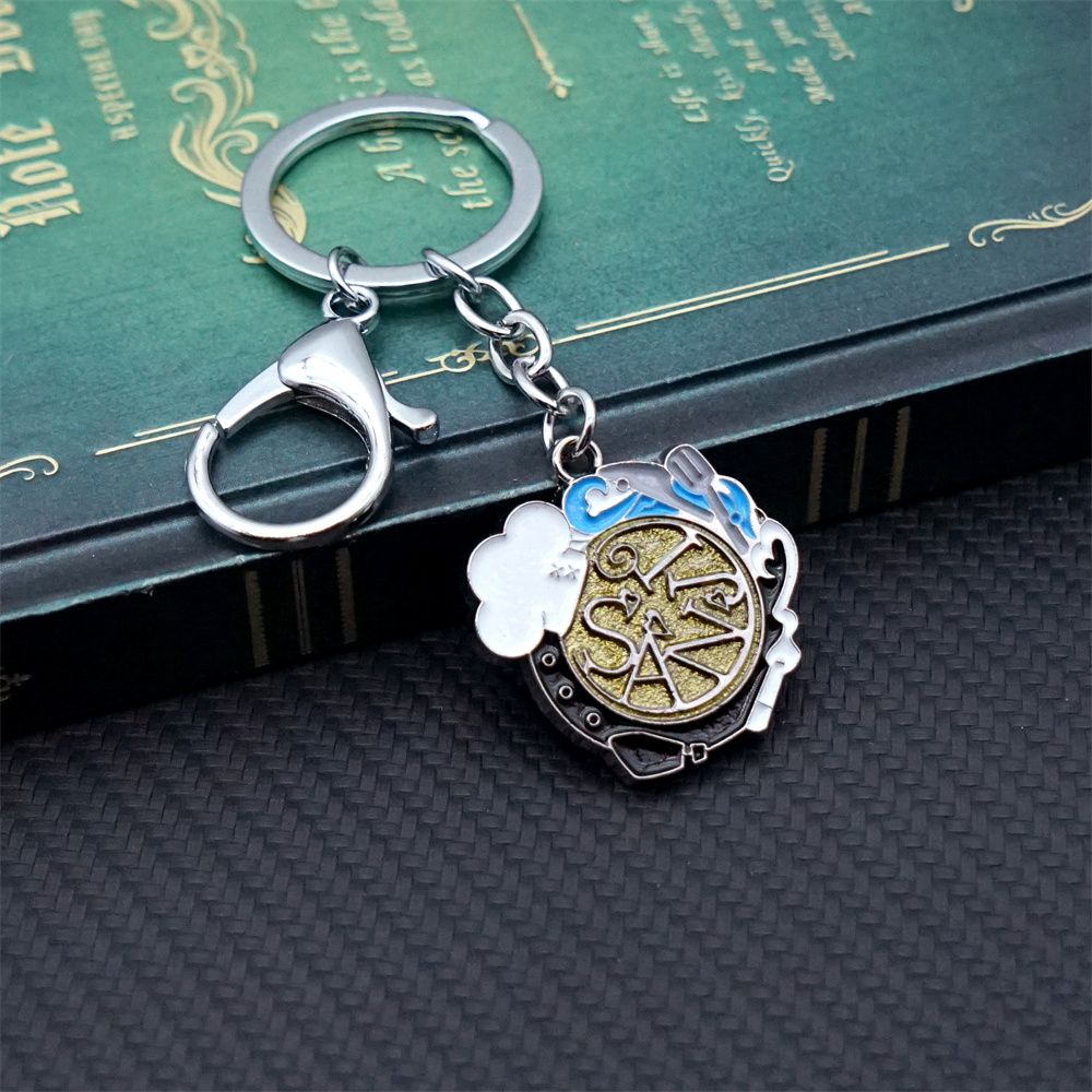 Character Name Keychain Necklace