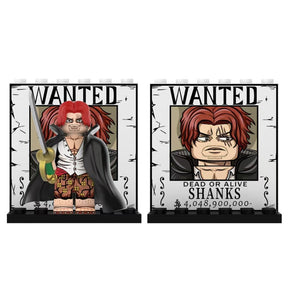 Mini Figura Colecionáveis– Whitebeard Jovem, Kuma e Shanks (Nova Edição)