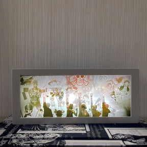 Straw Hats LED Light Box Desk Lamp